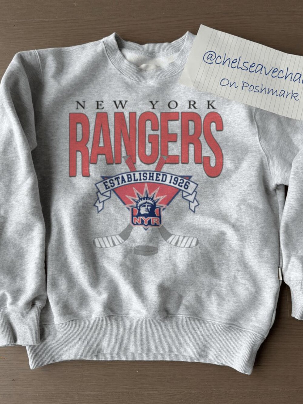 Vintage New York Rangers Rangers Hockey College Sweatshirt, NHL Men Women Shirt